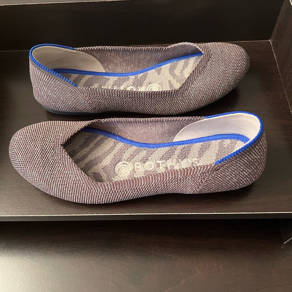 Rothy’s Women’s 5 1/2 Twilight Metallic Flat